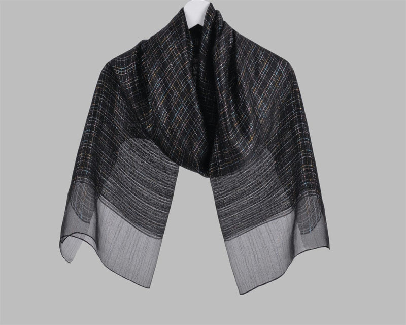 Shimmer Striped Black