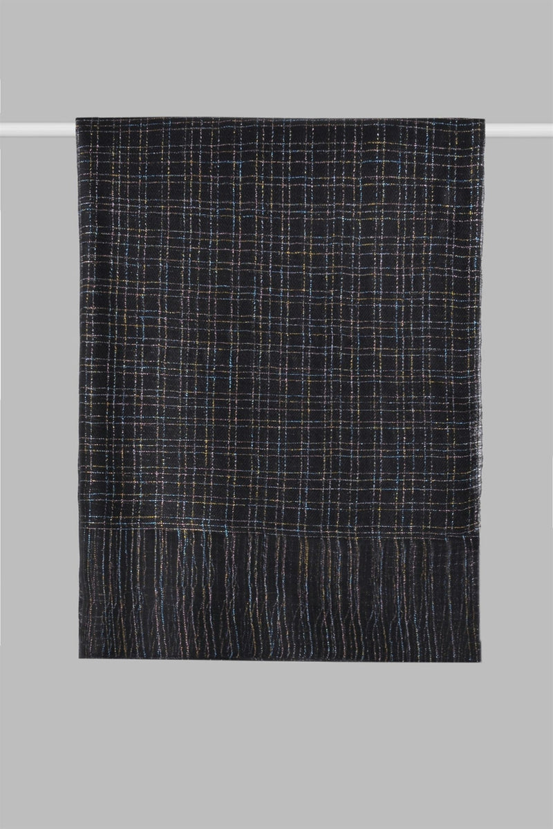 Shimmer Striped Black